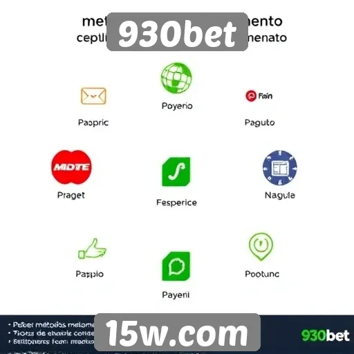 Métodos de pagamento disponíveis no 930bet